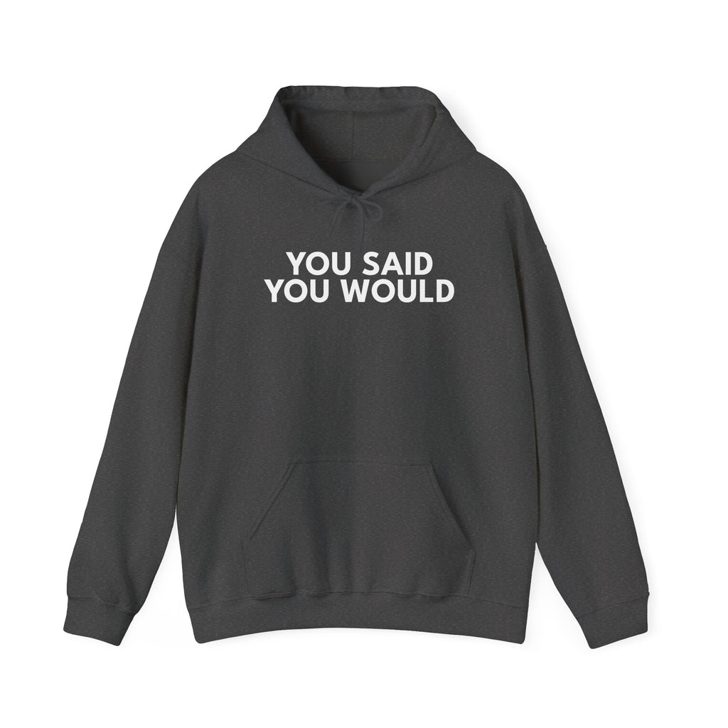 You Said You Would Hoodie | Motivation, Discipline & Self-Improvement