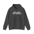 You Said You Would Hoodie | Motivation, Discipline & Self-Improvement