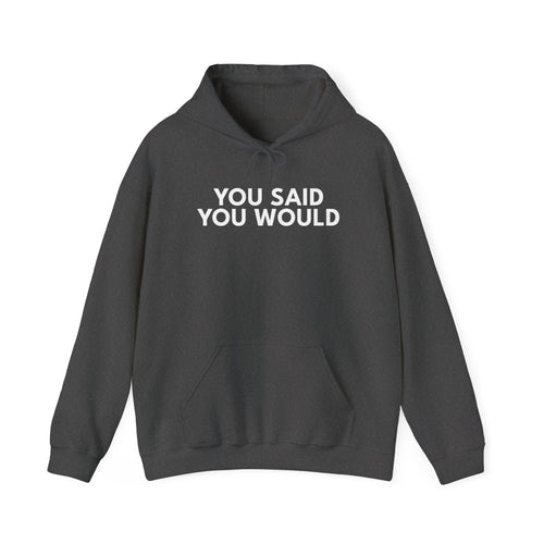 You Said You Would Hoodie | Motivation, Discipline & Self-Improvement